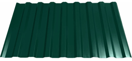 Профнастил МП-20 зеленый 1150х6000 (ПЭ-01-6005-0,4)