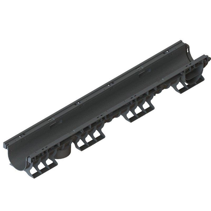 Лоток водосточный пласт. 1000х160х120мм PolyMax Basic