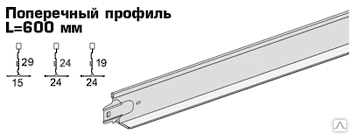 Рейка  0,6м Т15