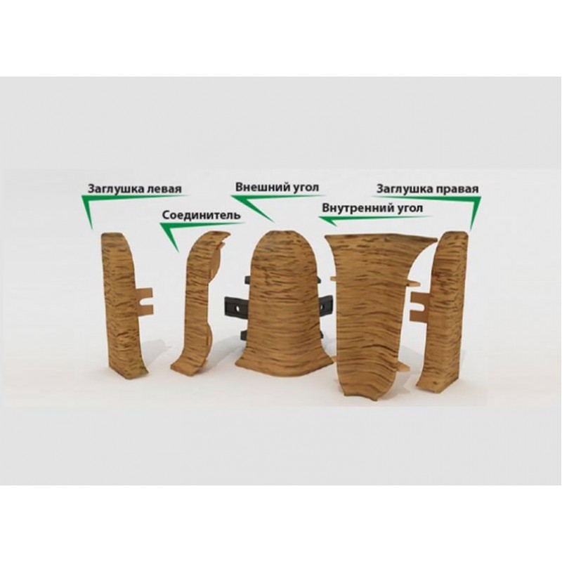 Заглушка левая Идеал Комфорт Дуб Мореный