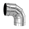 Отвод ф140/90гр. толщ.-0,5 (сталь 430)