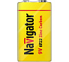Элемент питания 6F22 NBT-NS 94762 9V крона Navigator