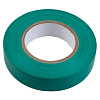Изолента ПВХ 15мм х20м зеленая напряжение пробоя 7000В