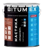 Битумная мастика BITUMEX STANDART д/фундамента 18кг