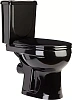Унитаз -компакт Ирида чёрный с горизонт. выпуск Комбо