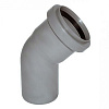 Отвод ф50/45гр для внутр. кан. серая