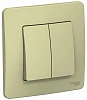 Выключатель СП BLNVS010507 беж скрыт. 2кл Blanca