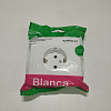 Розетка СП BLNRS001011 бел 1-м с зазем Blanca