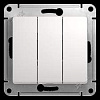 Выключатель СП GSL000131 3кл Glossa