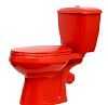 Унитаз -компакт Элисса красный с гофрой Стандарт