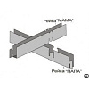 Рейка Грильято CL 15 0,6м бел мат п